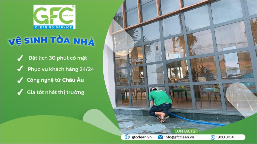 vệ sinh tòa nhà