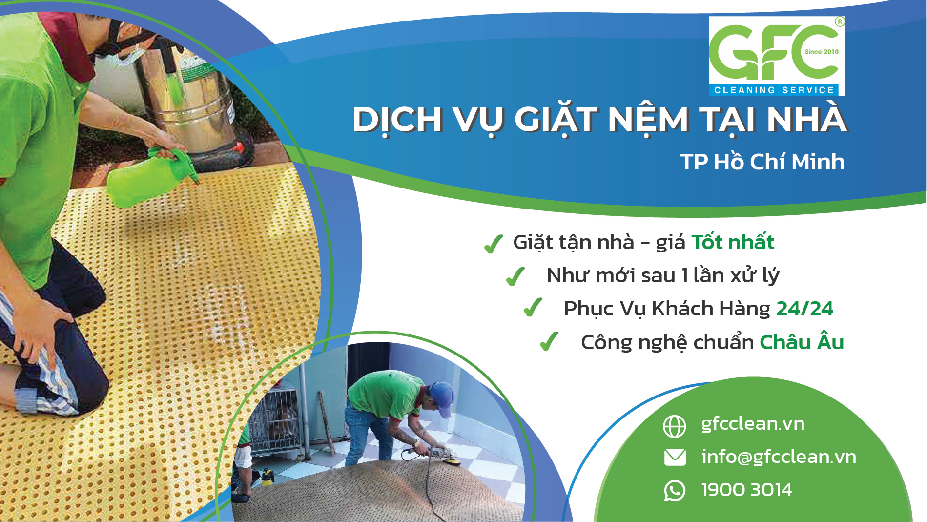 dịch vụ giặt nệm