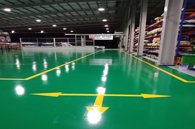 Dịch vụ sơn Epoxy nhà xưởng
