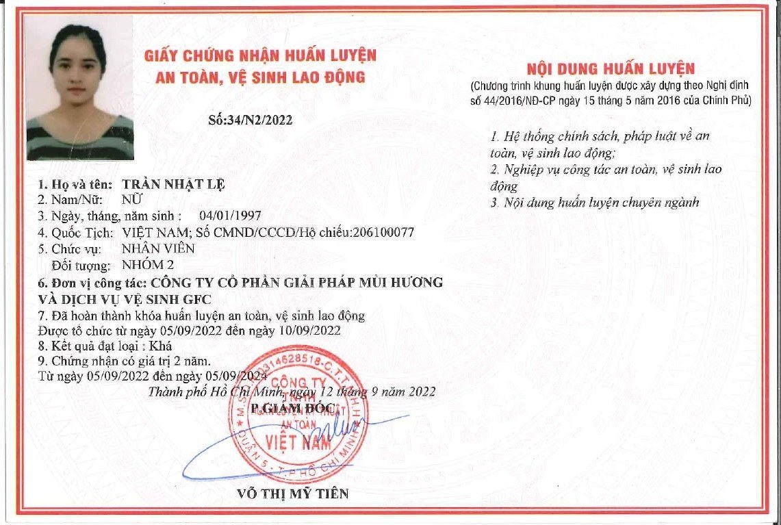 Chứng chỉ chứng nhận