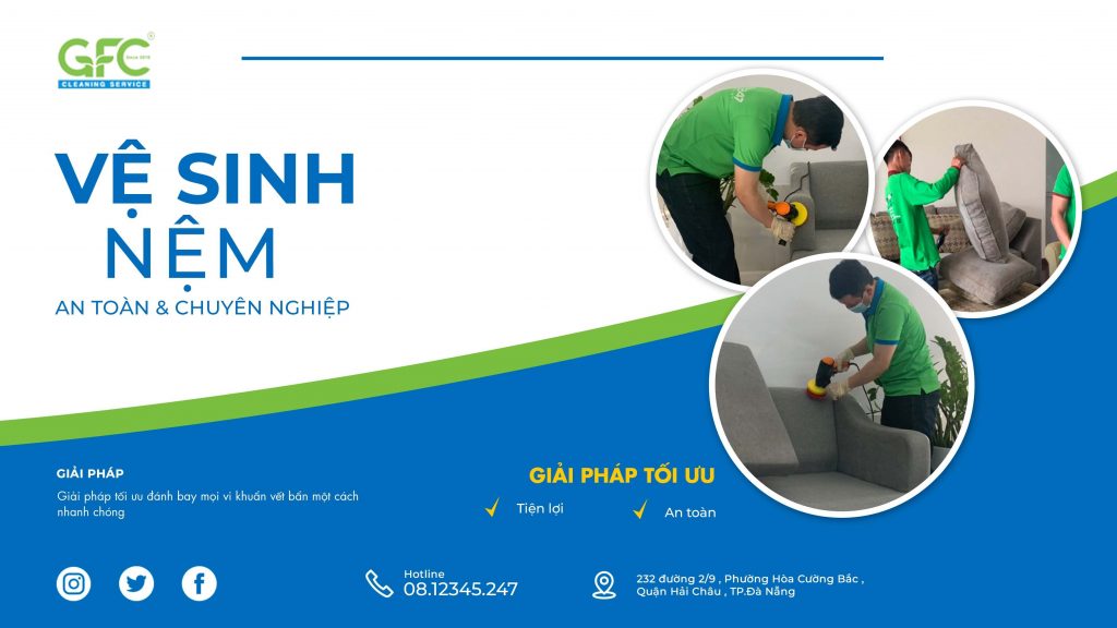 vệ sinh nệm