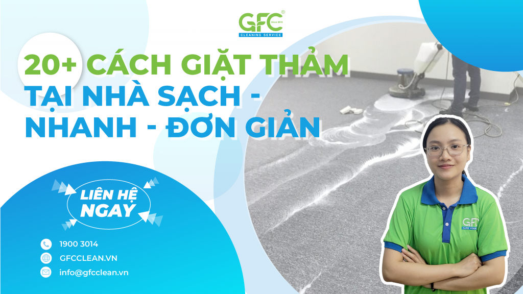 cách giặt thảm tại nhà
