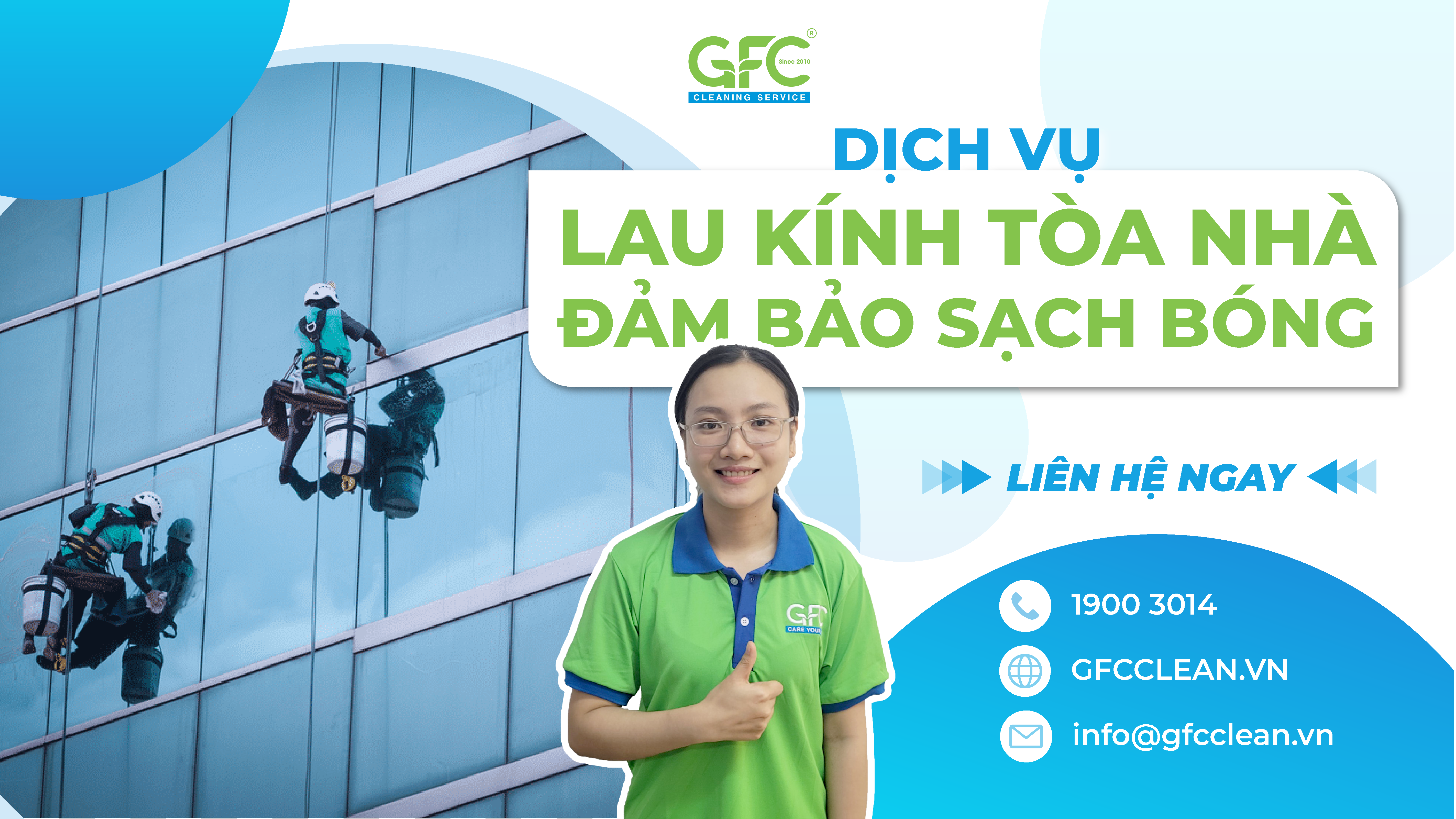 dịch vụ lau kính